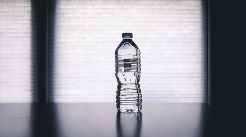 Glass of water with fruits